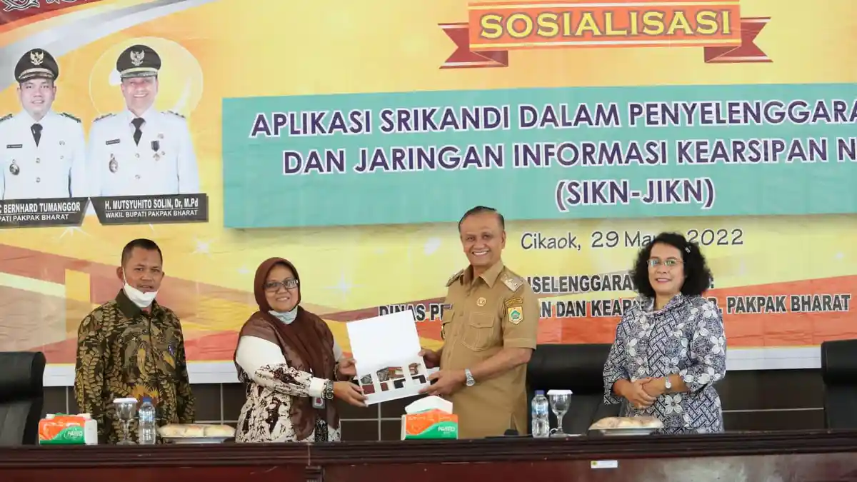 Pemkab Pakpak Bharat Bersama Lembaga Kearsipan Nasional RI Sosialisasikan Aplikasi SRIKANDI