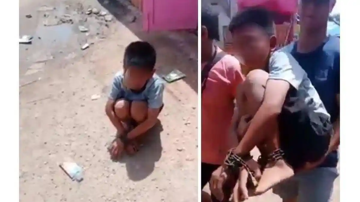 Bocah Disekap di Kios Pasar, Mulut Dilakban hingga Kaki dan Tangan Dirantai, Teriakannya Buat Geger