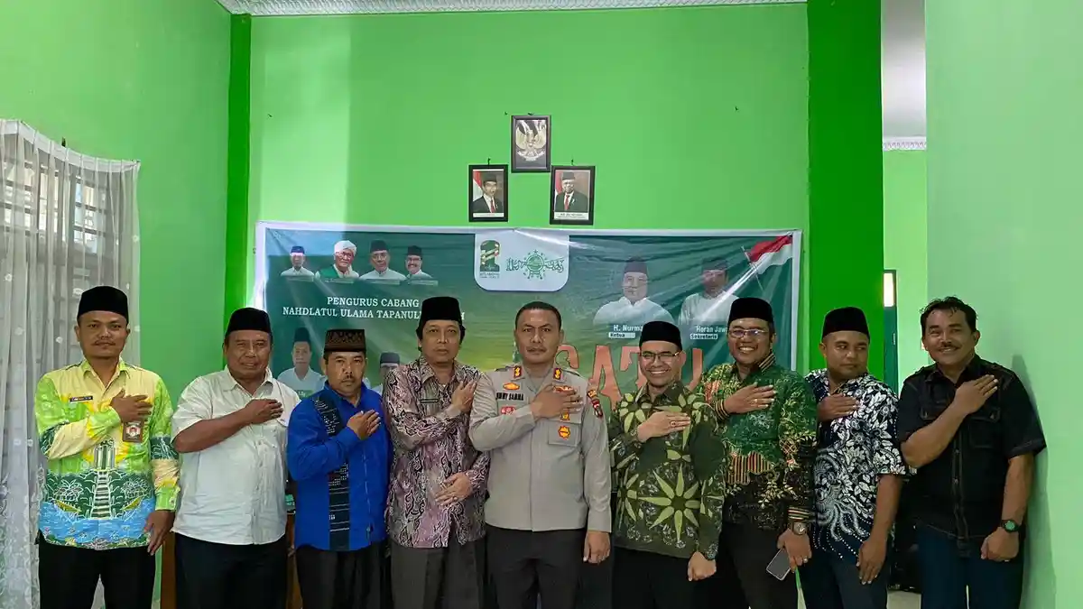 Kapolres Tapteng Silaturahmi Ke Kantor Nahdlatul Ulama Tapanuli Tengah