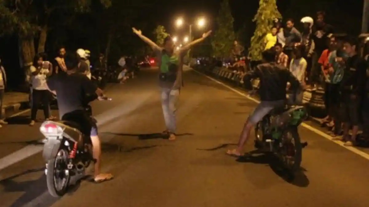 Nasib Pelaku Balap Liar yang Tabrak Polisi di Sragen: Langsung Diamankan, Polisi Jalani Perawatan
