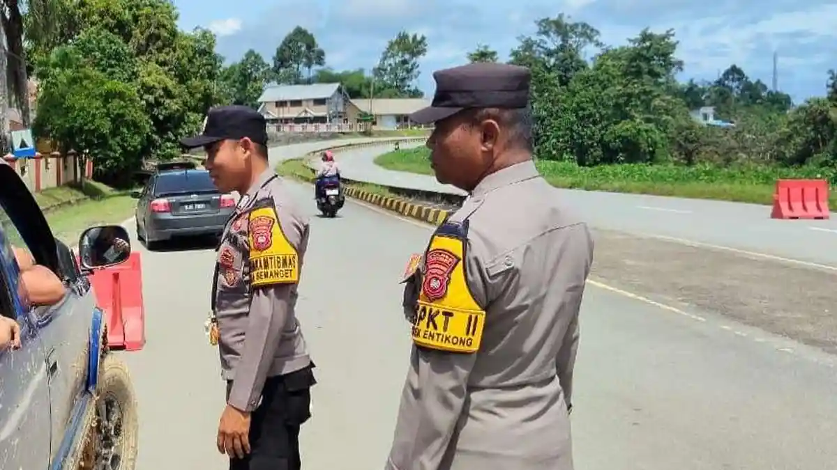 Operasi Zebra Kapuas 2025 di Entikong, Puluhan Pengendara Dilakukan Pemeriksaan Kelengkapan