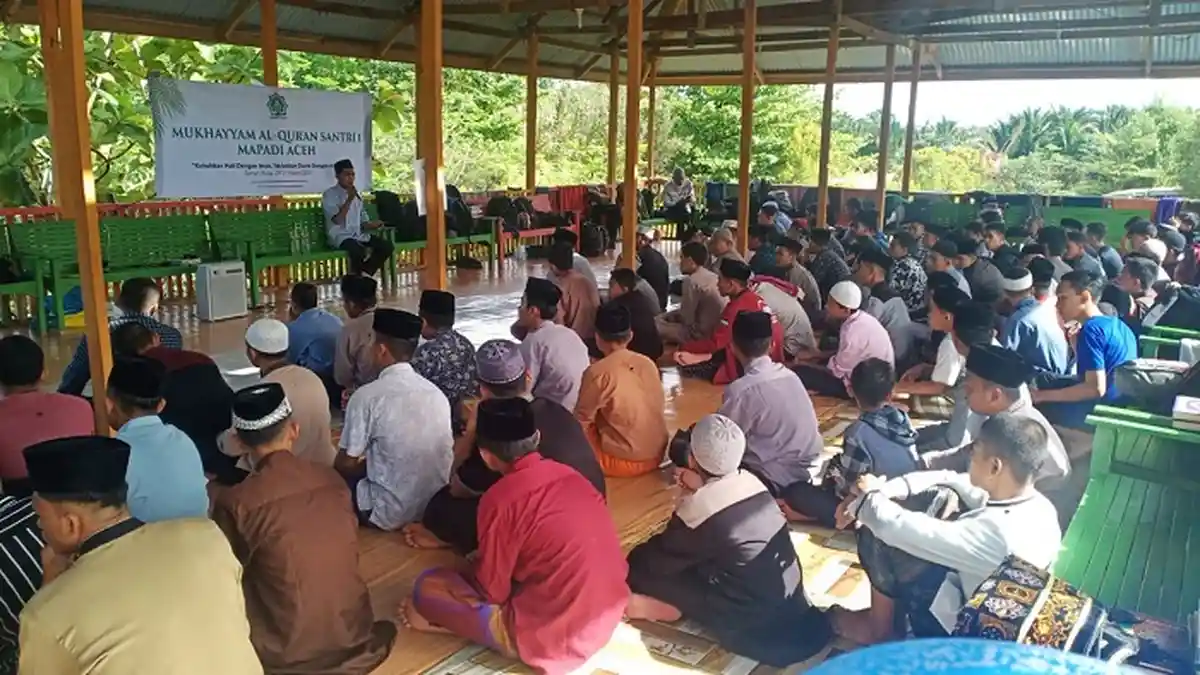 Sambut Ramadhan, Seratusan Santri Aceh Ikuti Mukhayyam Alquran