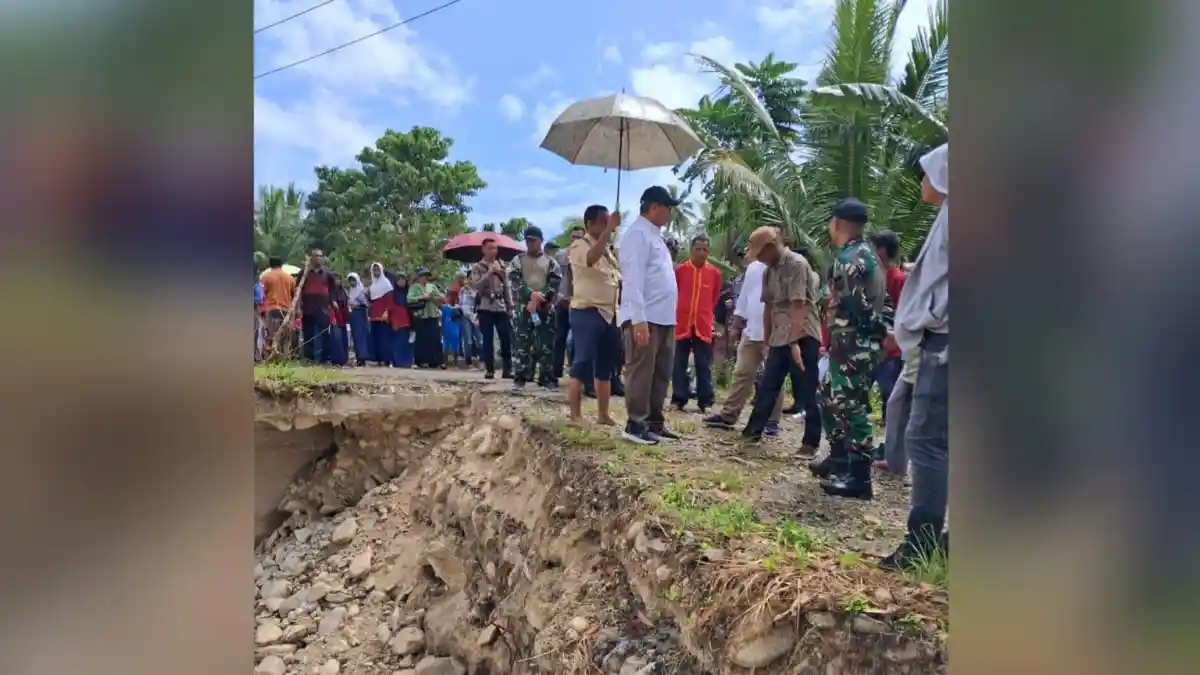 Longsor di Kei Besar, Bupati Malra Gercep Tinjau Lokasi Bencana 