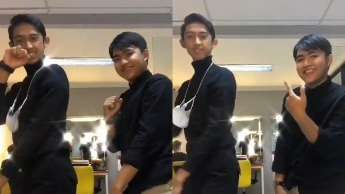 Viral Dua Pemuda Mirip Arya Saloka dan Amanda Manopo Joget TikTok Bareng