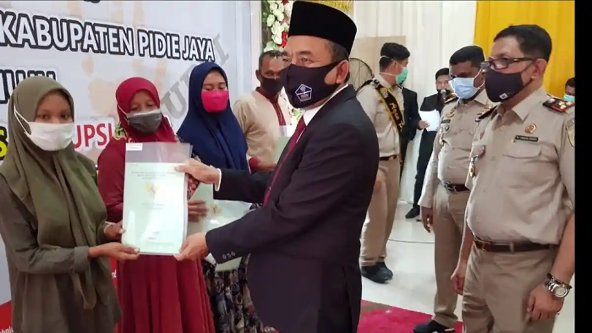 Ini Sertifikat Tanah Sudah Diterbitkan BPN Pidie Jaya, Termasuk yang Gratis dan Target Hingga 2024