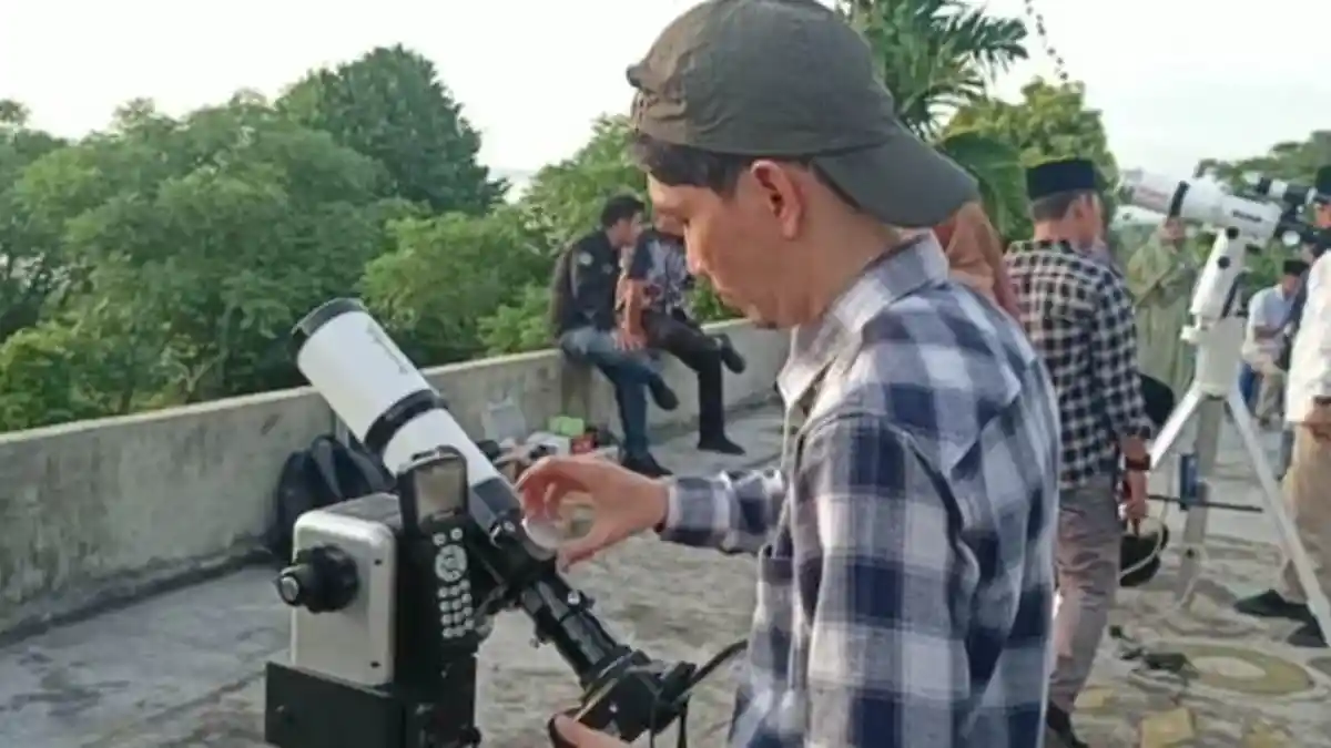Pemantauan Hilal di Bukit Gelumpai Lampung Selatan Terhalang Awan