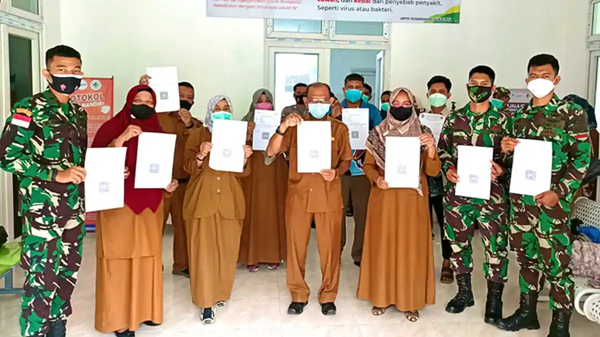 Tenaga Kesehatan Di Sabang Mulai Terima Vaksin Moderna