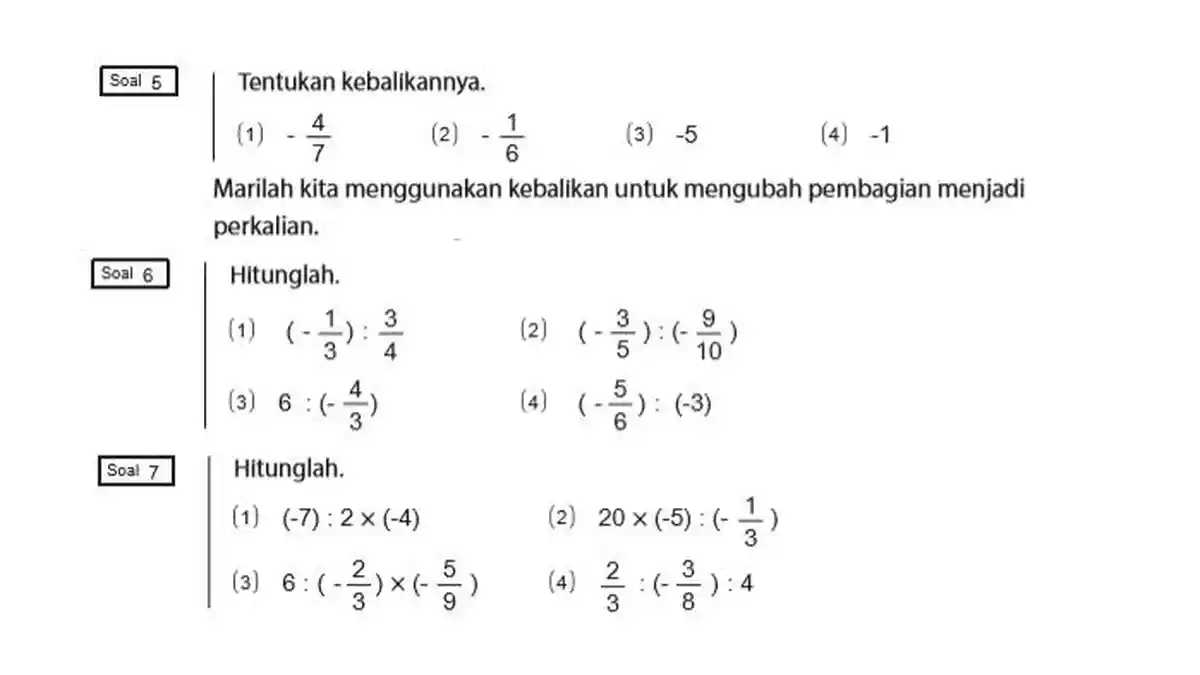 Kunci Jawaban Matematika Kelas 7 Halaman 45 46 Kurikulum Merdeka ...
