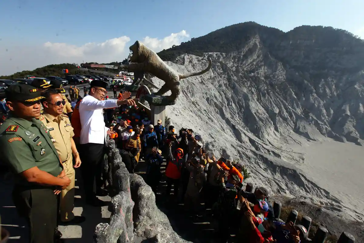 Hingga Hari Ini Gunung Tangkuban Parahu Masih Tutup, Ini 3 Rekomendasi BNPB