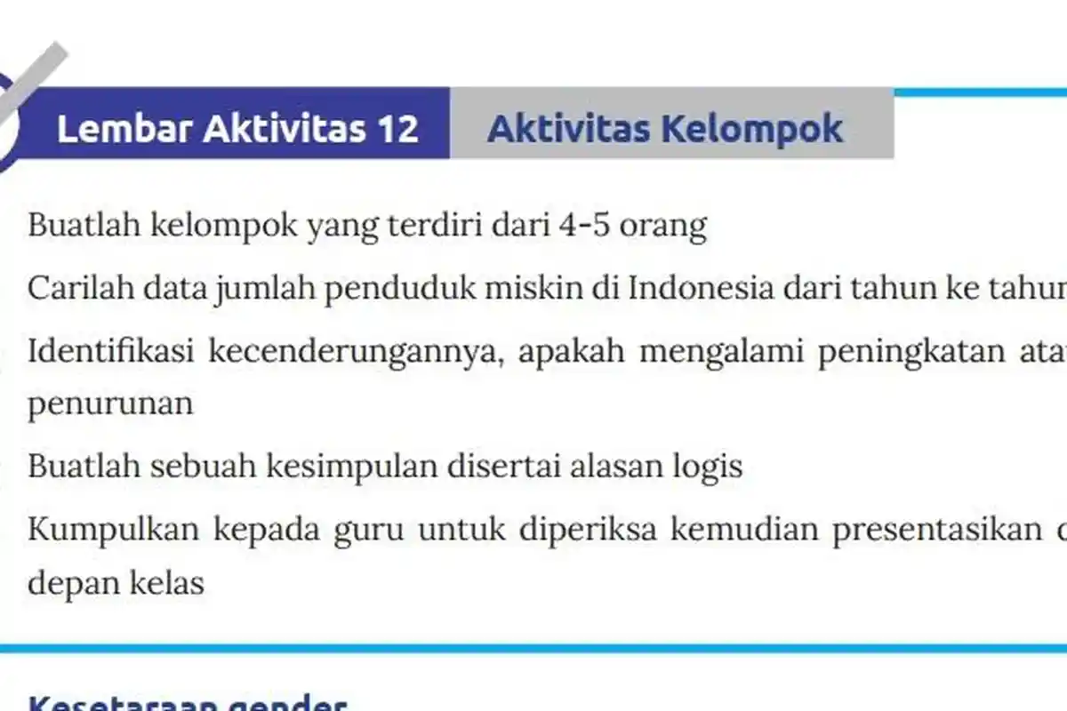 Jawaban Soal IPS Kelas 7 Semester 2 Halaman 230 Kurikulum Merdeka, Lembar Aktivitas 12