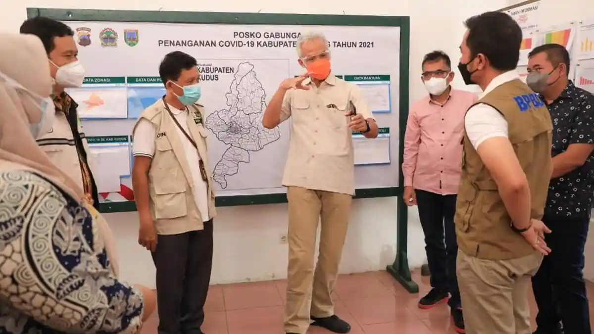 Varian India Masuk di Kudus, Ganjar Sarankan Gerakan 5 Hari di Rumah Saja