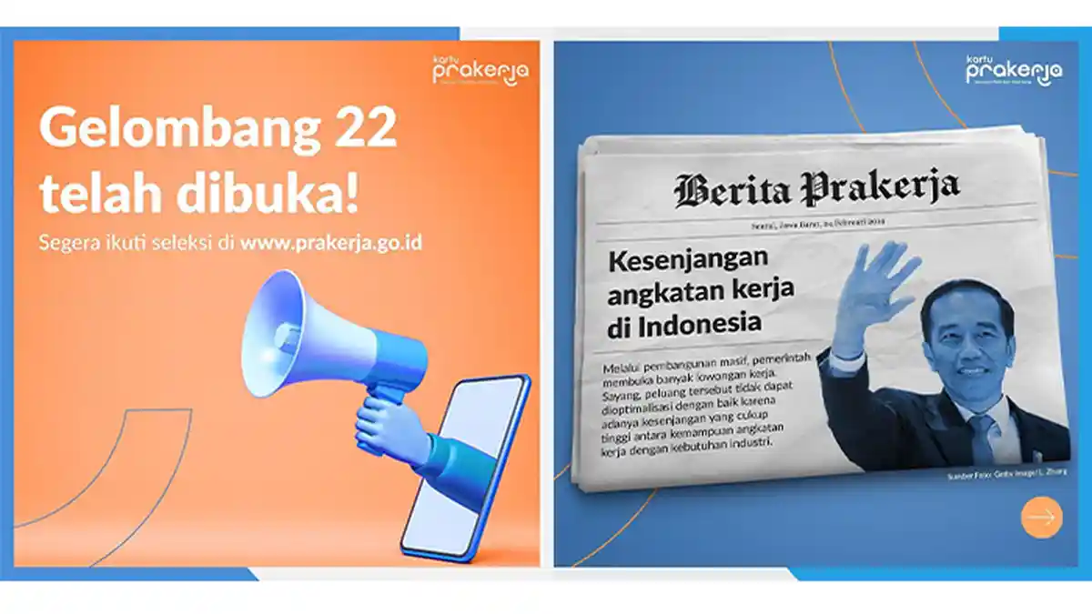 Cara Daftar dan Jumlah Kuota Kartu Prakerja Gelombang 22