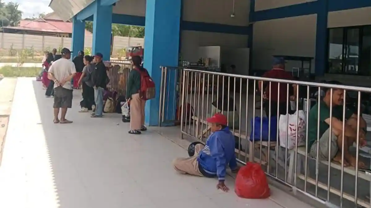 Arus Balik 2025 di Terminal Sangatta Kutim, Jumlah Penumpang Naik 2 Kali Lipat Dibanding Hari Biasa