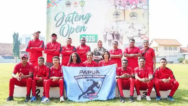 Atlet Papua Athletics Center Raih Enam Medali di Jateng Open 2025