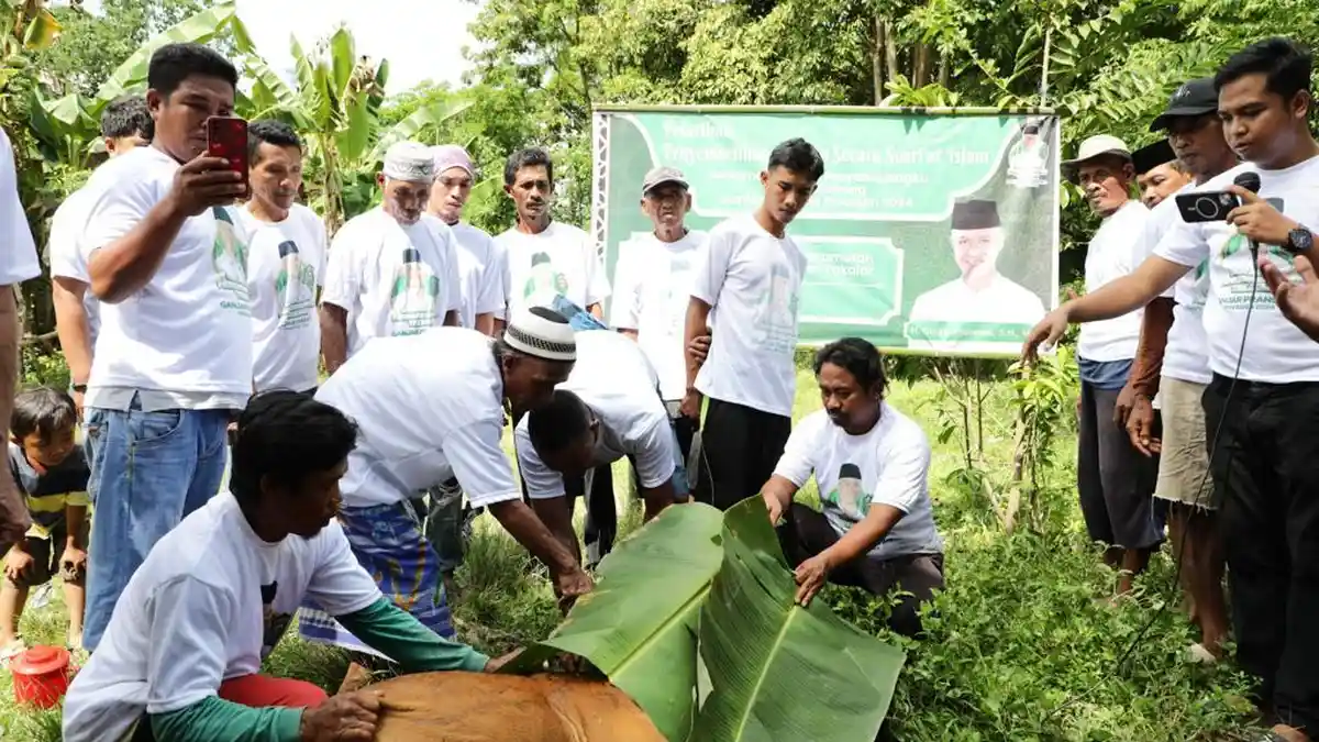 Gerakan Panrannuangku Takalar Kurban 1 Ekor Sapi di Pattallassang