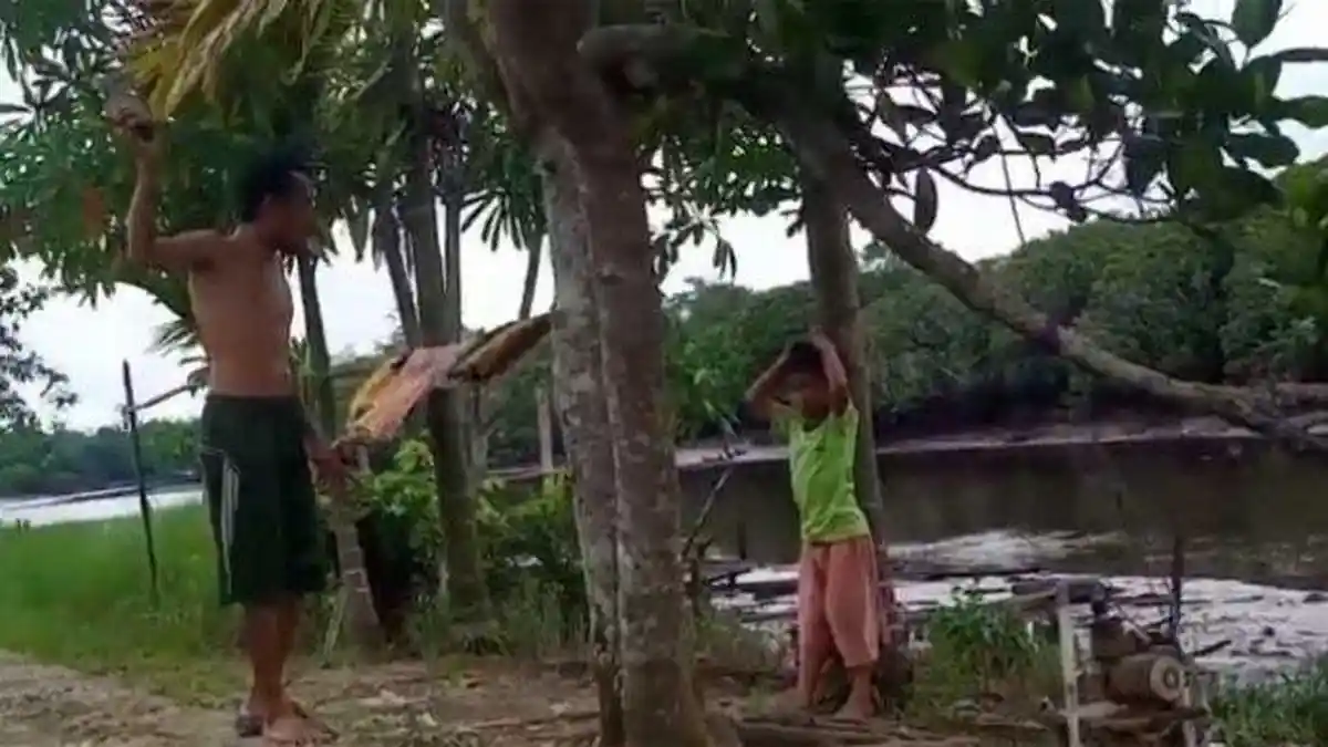 VIRAL Ayah Aniaya dan Lempar Anaknya ke Sungai, Terungkap Penyebabnya