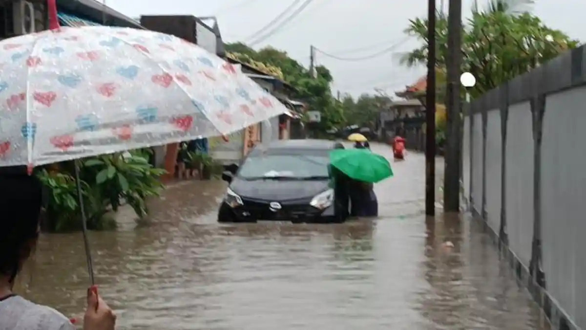 Banjir Bandang Denpasar Bali Diawali Hujan Deras Sejak Rabu Dini Hari