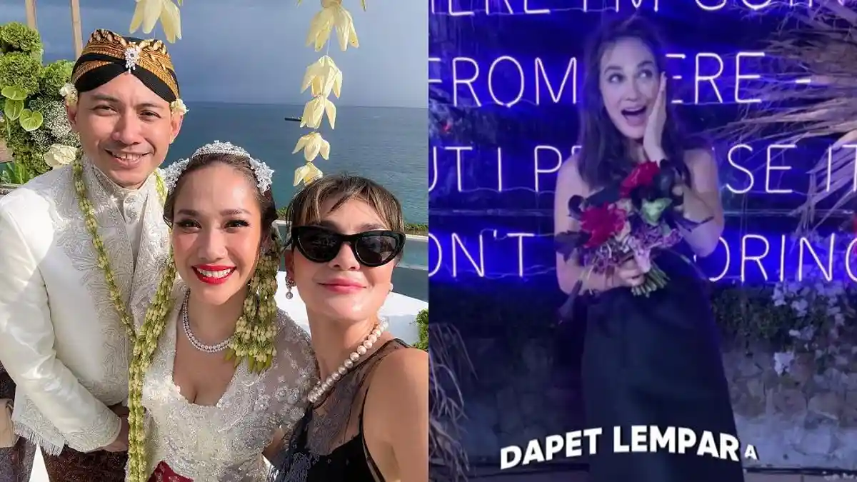 "Emang Artinya Apa Sih?" Luna Maya Membeku Setelah Tangkap Lemparan Bunga di Nikahan BCL dan Tiko