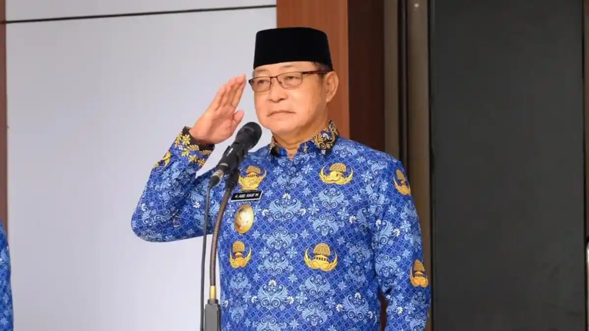 Karaeng Kio Pamit saat Jadi Inspektur Upacara Hari Kesadaran Nasional Gowa