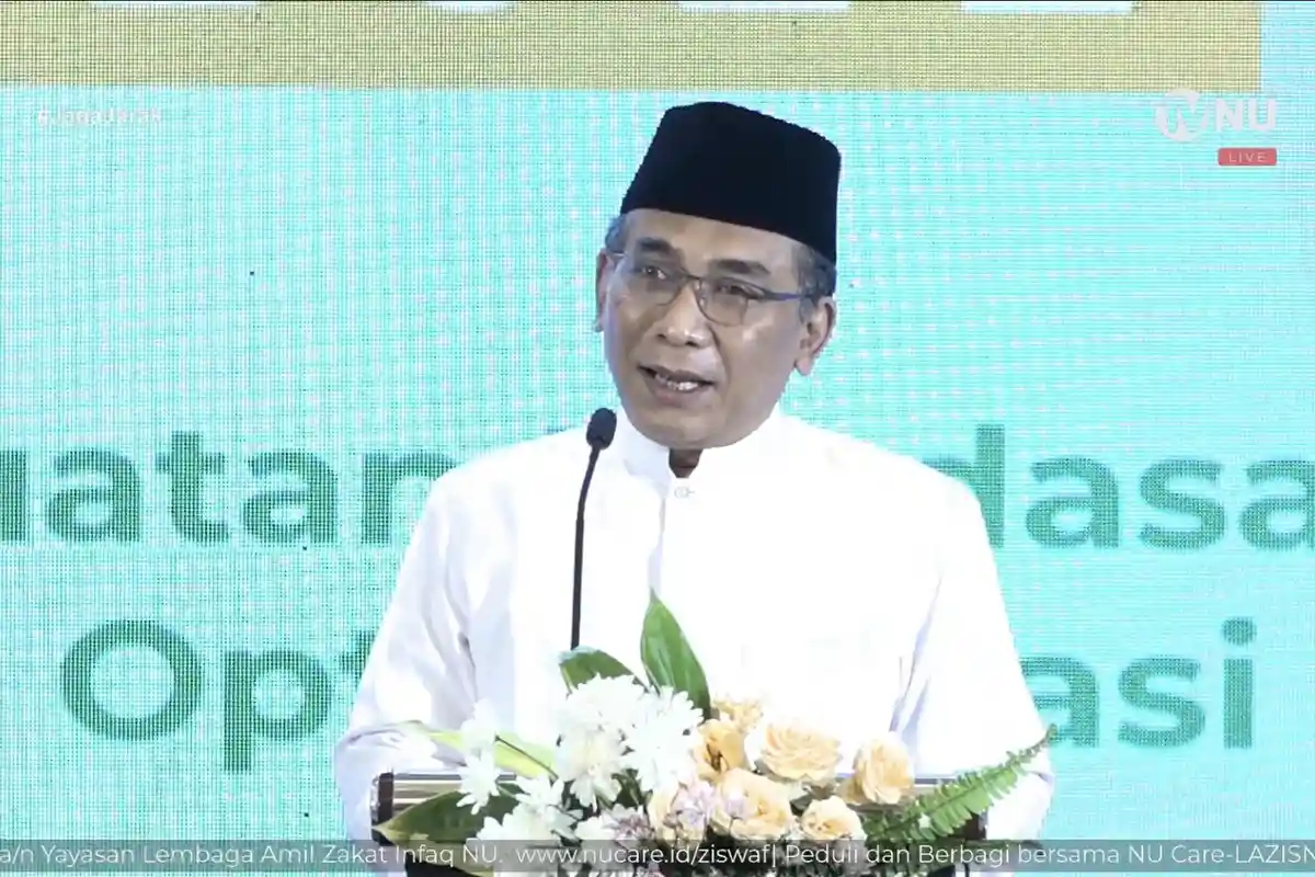 Ketua PBNU Gus Yahya : 'Kampanye di Tempat Ibadah itu Berbahaya Sekali, Tolong Jangan Dilakukan'