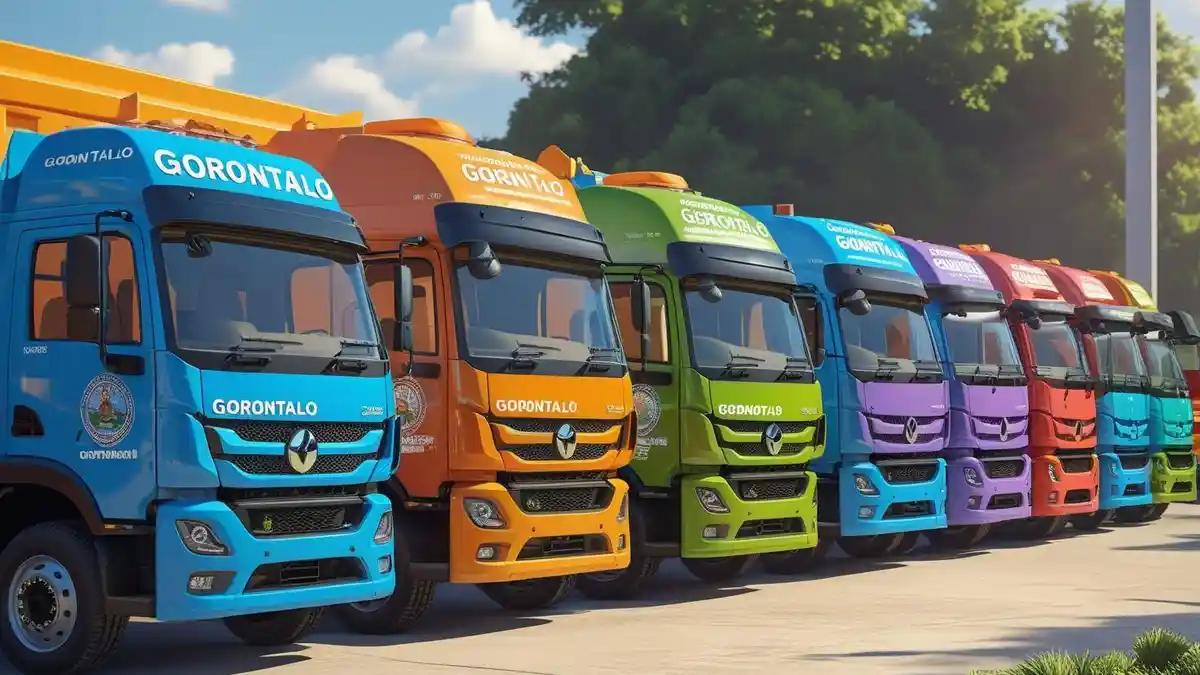 9 Truk Bantuan dari BTN untuk Pemkot Gorontalo Jelang Migrasi RKUD, Kaban: Bukan Gratifikasi