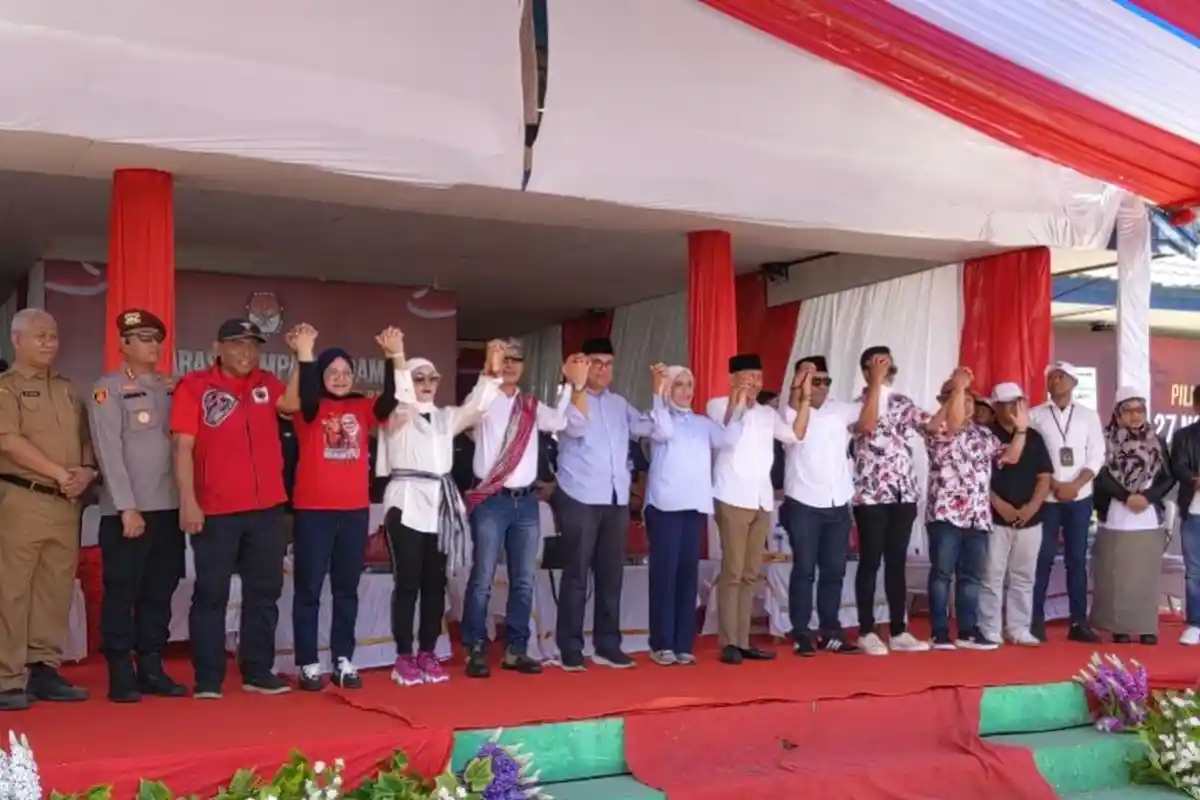 Jadwal dan Lokasi Kampanye 5 Pasangan Calon Wali Kota Baubau Sulawesi Tenggara di 8 Kecamatan