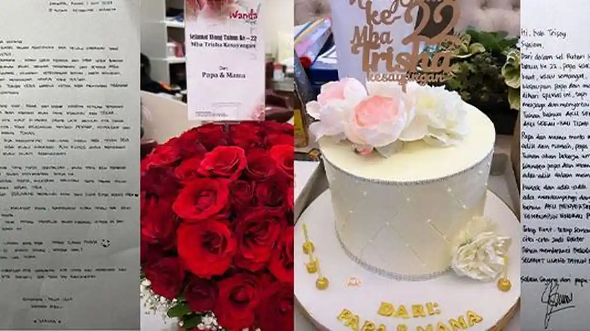 Netizen Mewek Baca Isi Surat Ferdy Sambo dan Putri Candrawathi Untuk Rayakan Ulang Tahun Trisha