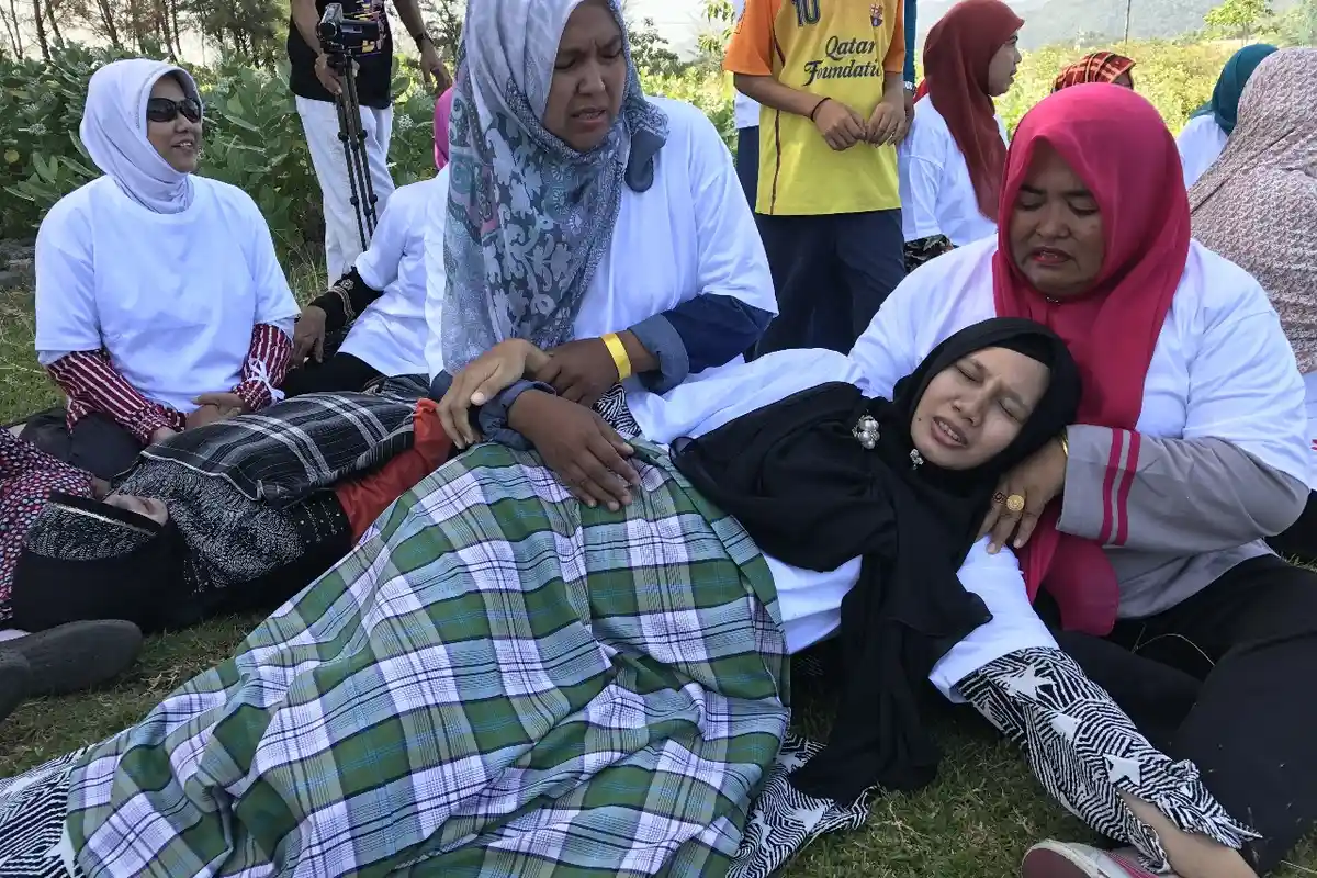 'Aisyiyah dan Forum PRB Gelar Simulasi Gempa di Lamteungoh