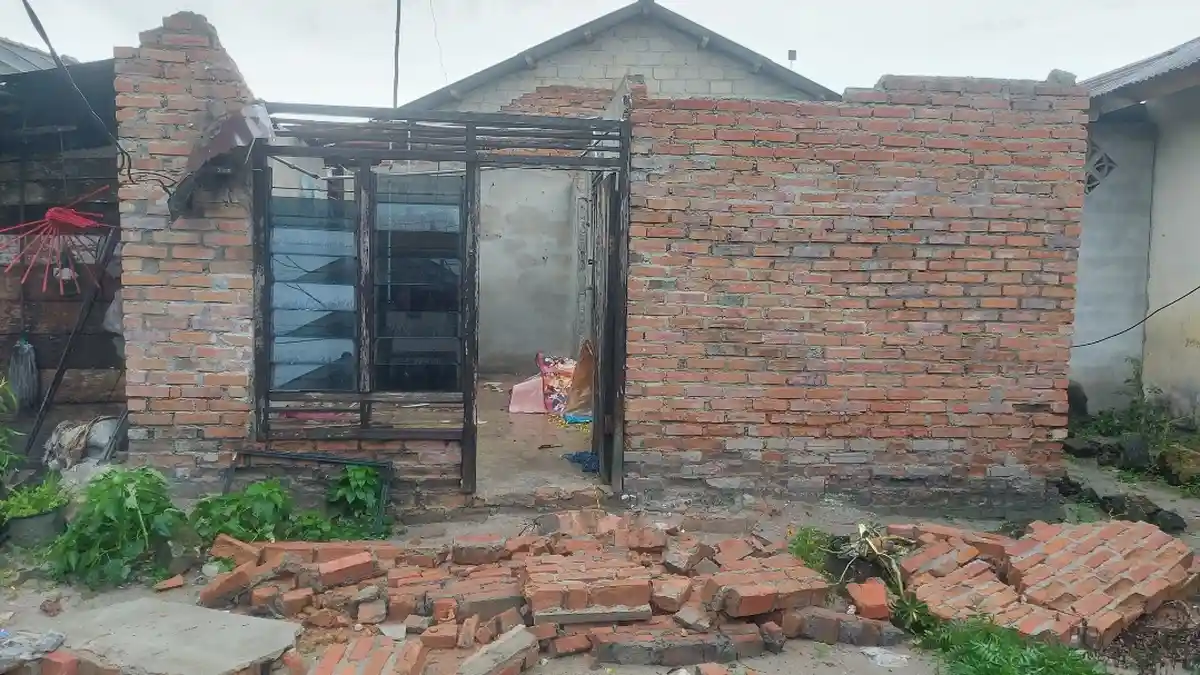Angin Puting Beliung Robohkan Dua Rumah, Wanita Hamil Trauma, Sempat Terjatuh Saat Selamatkan Diri