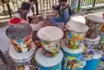 Pandemi Covid-19 Penjual Bedug Ramadan Sepi Pembeli