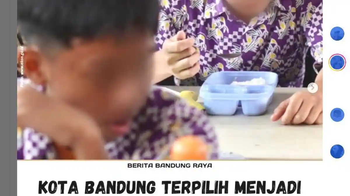 Berita Viral Kota Bandung Pilot project Program Makan Bergizi Gratis di Sekolah Simak Info