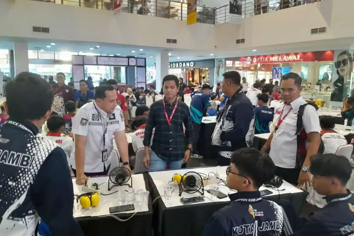 Abu Bakar Berikan Semangat pada Atlet Esport Kota Jambi di Ajang Porprov Jambi 2023