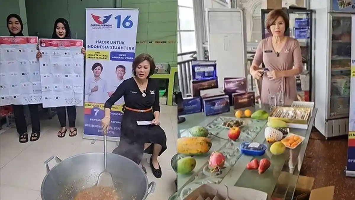 Sosok Ci Mehong Jual Cendol dan Buah Harga Fantastis Viral, Caleg DPR Tapi Dikalah Anak Hary Tanoe