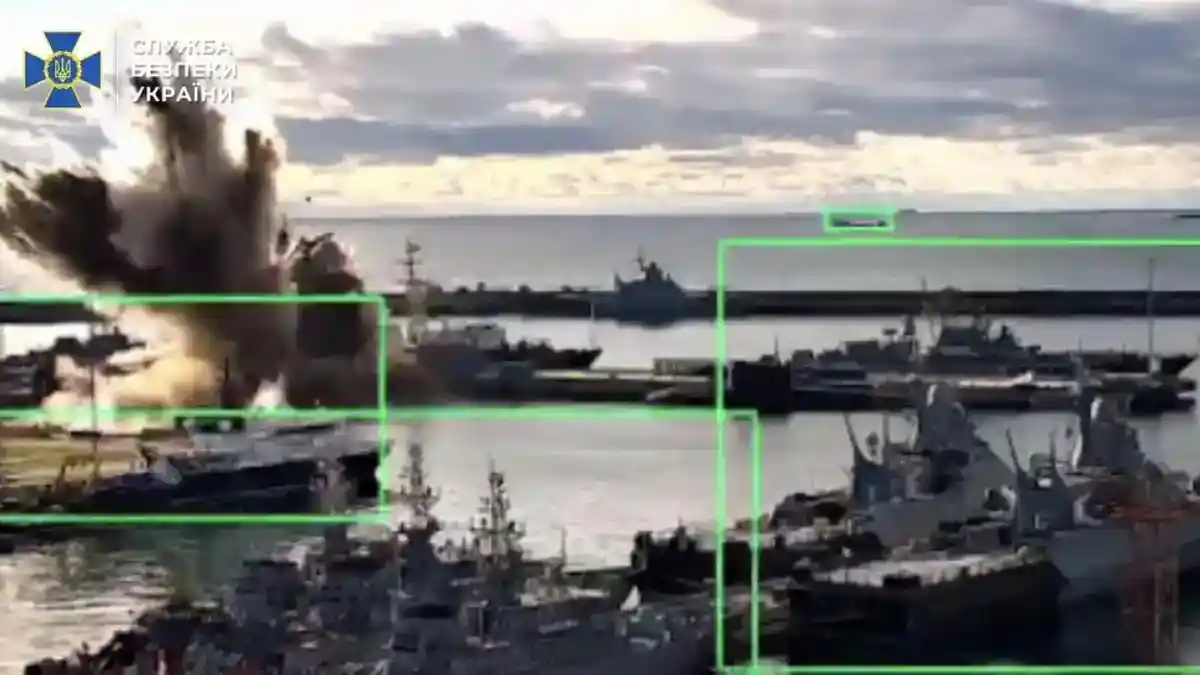 Ukraina Klaim Drone Laut Ledakkan Kapal Selam Varshavyanka Rusia di Laut Hitam
