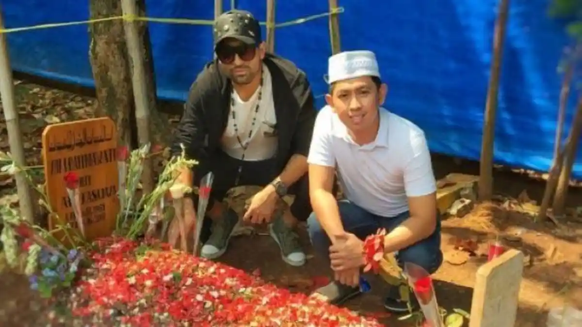 Gaston Castano Akhirnya Ziarahi Makam Julia Perez Setelah Hampir 40 Hari