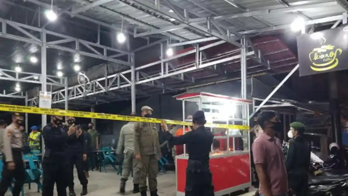 Langgar Perwal dan tak Taat Protkes, 7 Warkop Kembali Disegel Petugas