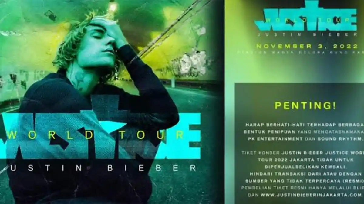 Hari Ini Tiket Justin Bieber Mulai Dijual, Promotor Imbau Calon Pembeli Waspada Penipuan