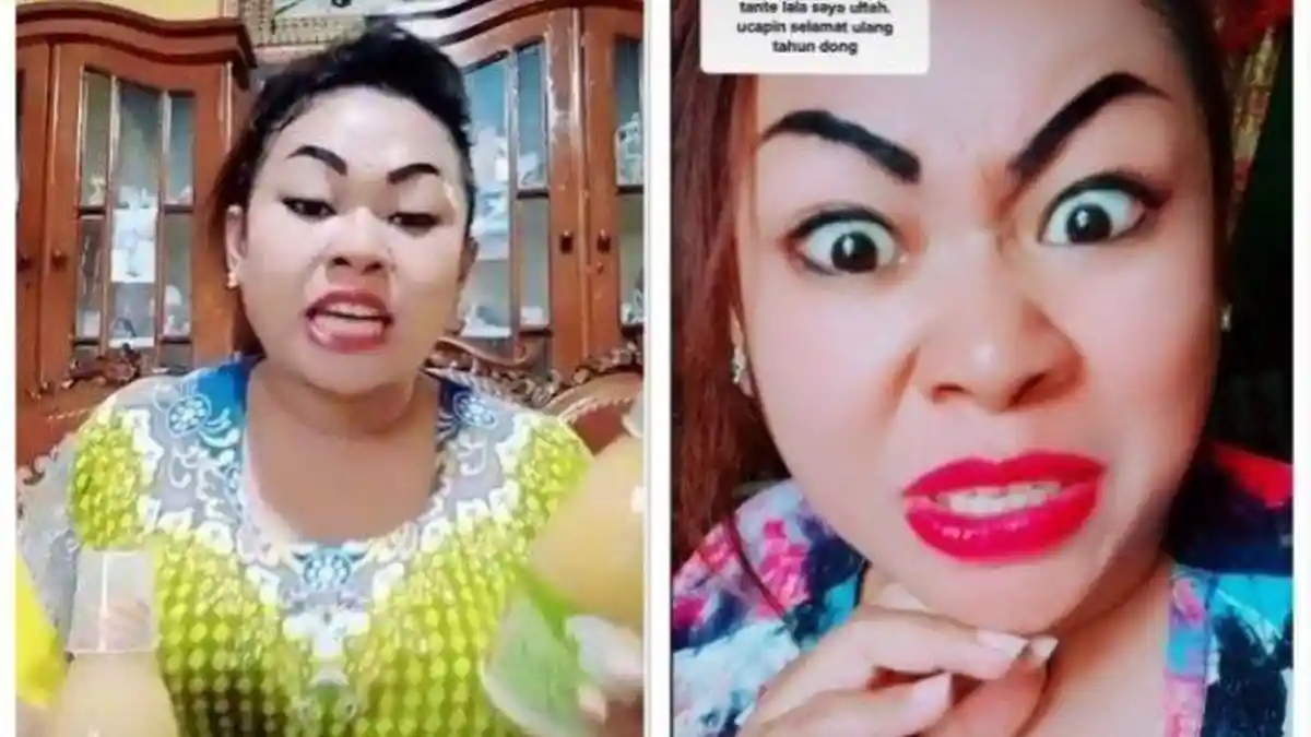 Sosok Tante Lala Sang Ratu Ngamuk di TikTok, Awalnya Jualan Nasi Kuning Kini Banjir Endors
