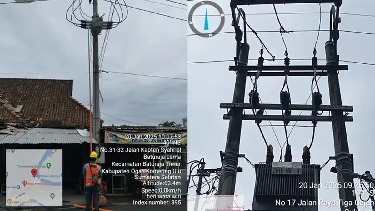 Ledakan Tiang PLN, 300 Pelanggan Listrik di OKU Terdampak