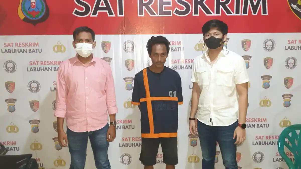 Yoko, Pencuri Emas yang Meresahkan Warga Akhirnya Diringkus Polres Labuhanbatu