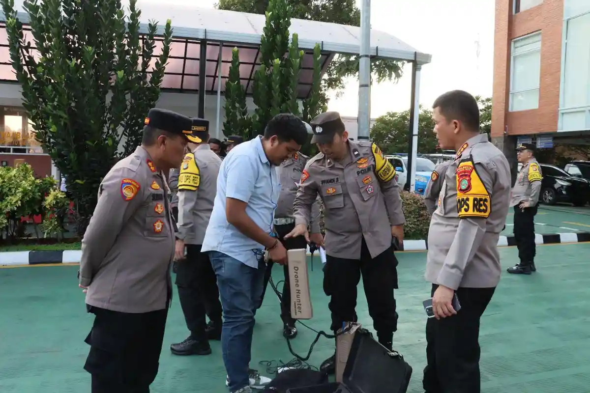 Polresta Bandara Soetta Terjunkan Tim Khusus Anti Drone untuk Amankan Malam Tahun Baru