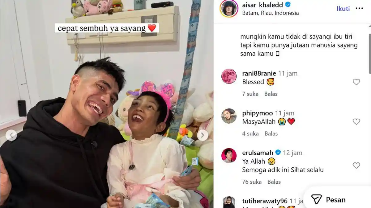 Aisar Khaled Temui Caca Anak yang Babak Belur Dianiaya Ibu Tiri di ...