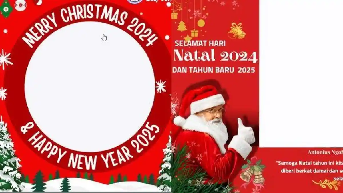 Kumpulan Link Twibbon Natal dan Tahun Baru 2024-2025 Lengkap dengan Cara Download
