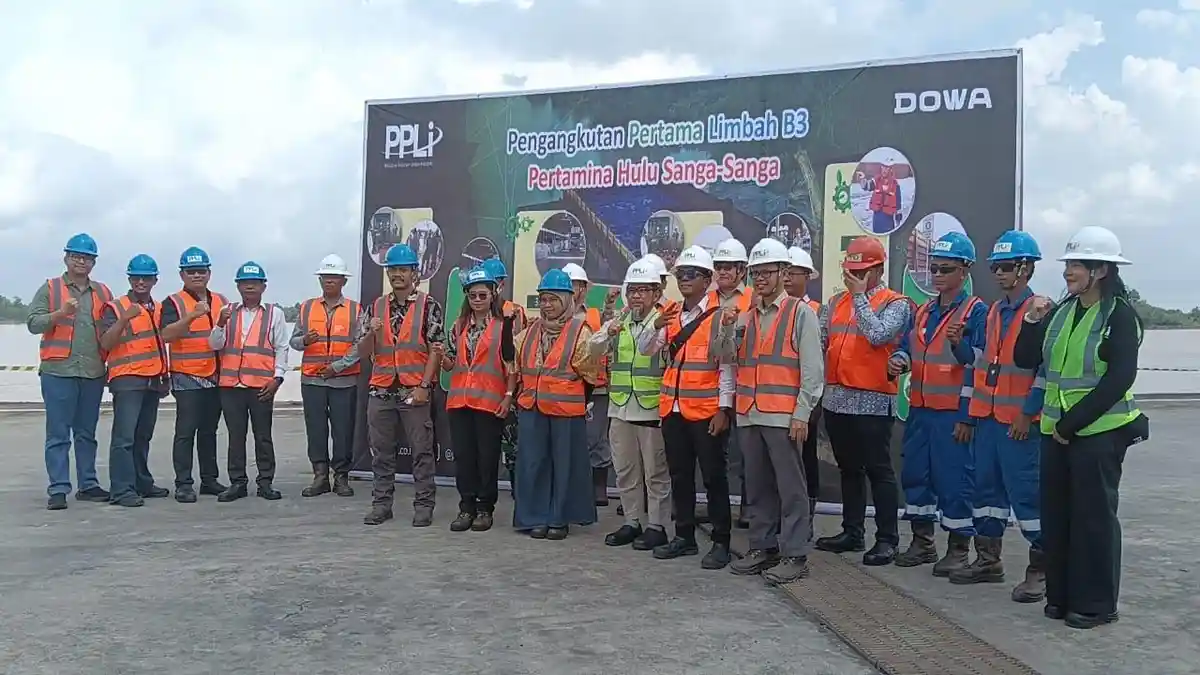Perdana, PPLI Kumpulkan 1.403 Ton Limbah Migas dari PHSS di Kukar
