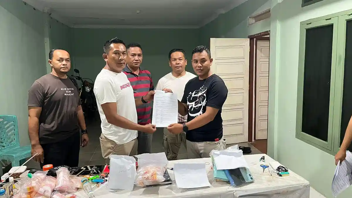 4 Pelaku Narkoba di Rohul Diamankan, Termasuk Oknum Polisi