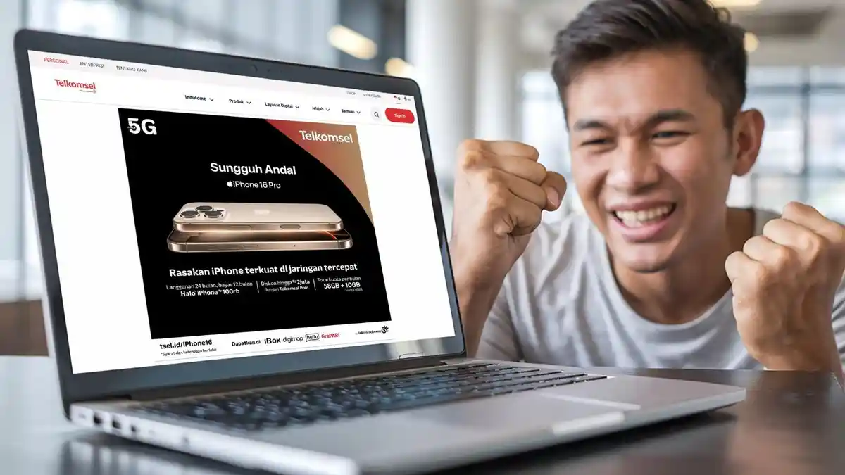 Telkomsel Hadirkan Paket Bundling Halo+ iPhone bold 100k 24 Bulan, Pembelian iPhone 16 Series
