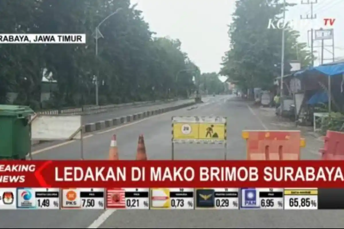 Labfor Forensik Polda Jatim Beberkan Penyebab dan Pemicu Ledakan di Markas Brimob, Lukai 10 Polisi