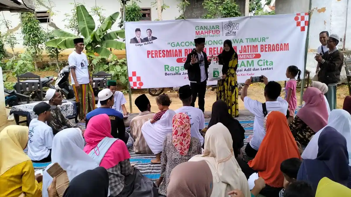 Relawan Jatim Beragam Ingin Ganjar-Mahfud Dapat Suara 50 Persen di Madura