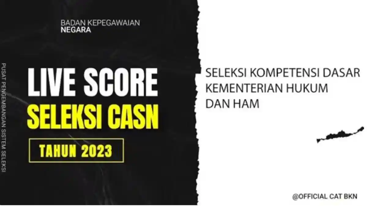 Cara Cek Nilai SKD CPNS Kemenkumham 2023 di Link Live Score dan Download Sertifikat