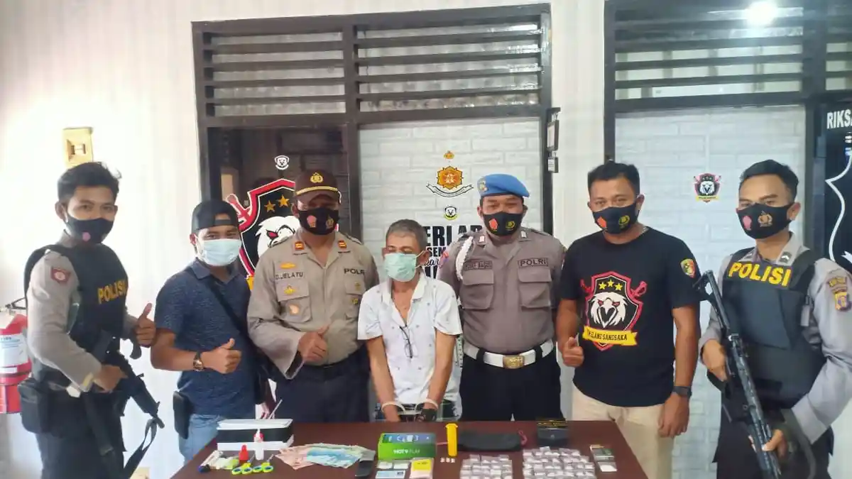 Bongkar Peredaran Sabu di Sangkulirang Kutai Timur, Polisi Pergoki Kakek 54 Tahun Simpan 59 Poket